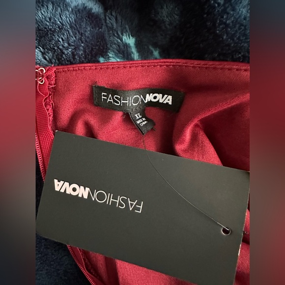 Great Escape Mini Dress - Burgundy - Fashion Nova - Picture 3 of 11